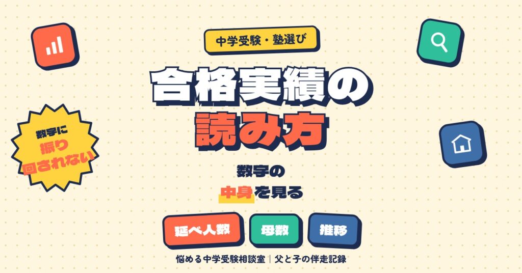 塾の合格実績の正しい読み方