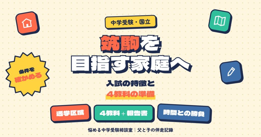 筑駒中を目指す家庭へ