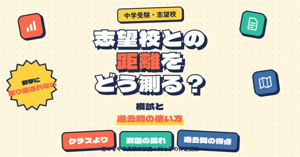 志望校と今の力の距離をどう測る？